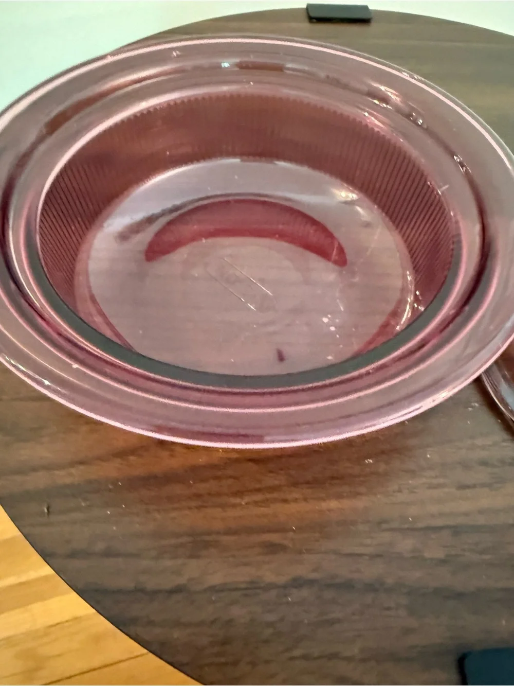 Corningware ribbed glass